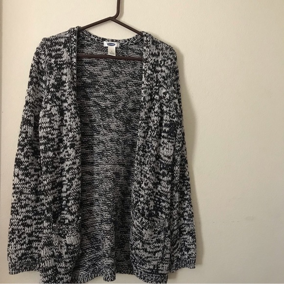 Marbled heavy knit cardigan sweater - Picture 1 of 1
